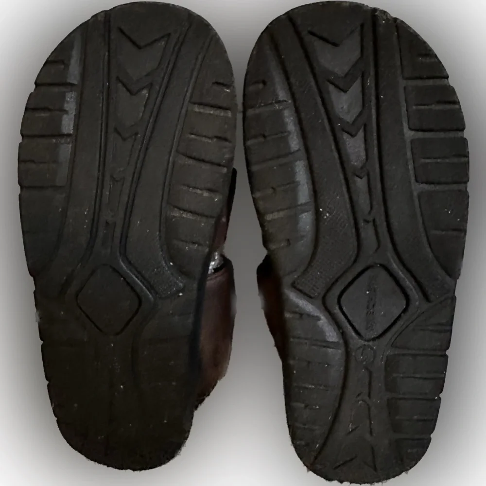 RARE Y2K Skechers SN 9684M Brown Leather Lug Sole Sandals with Buckle Sz:6M;7.5W